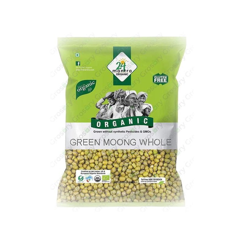 24 Mantra Org Green Moong Whole