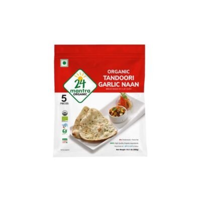 24 Mantra Organic Tandoori Garlic Naan
