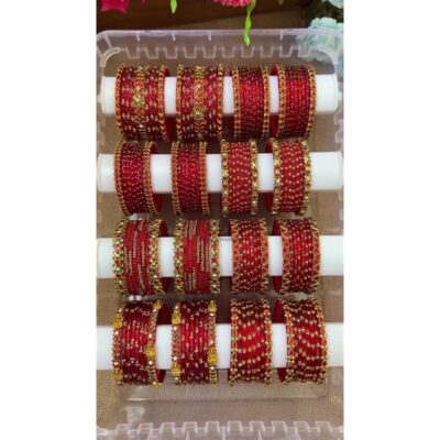 Bangles Glass Red