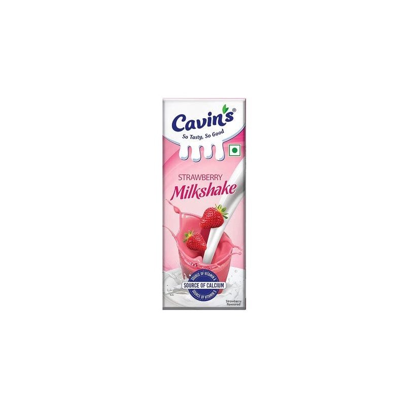 Cavins Strawbe Milk Shake
