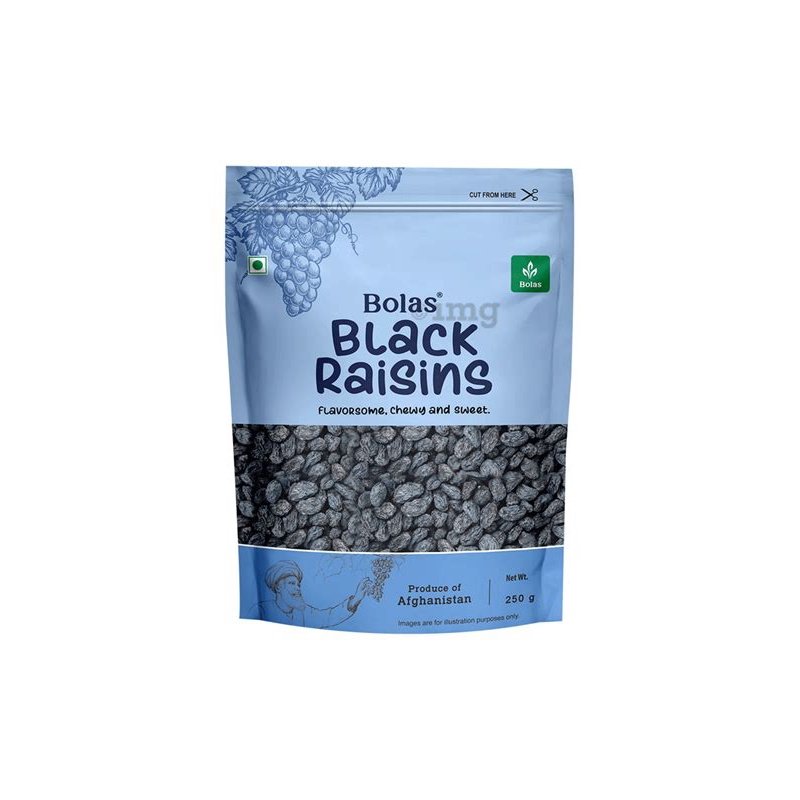 Deep Black Raisins