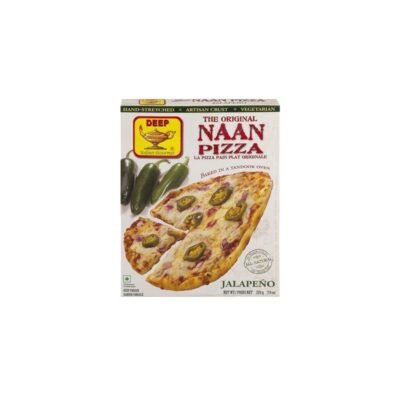 Deep Jalapeno Naan Pizza