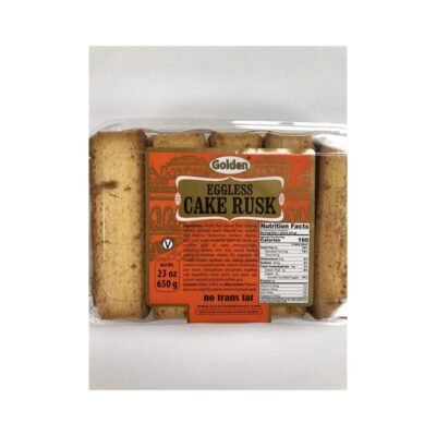 Golden Egg Less Cake Rusk