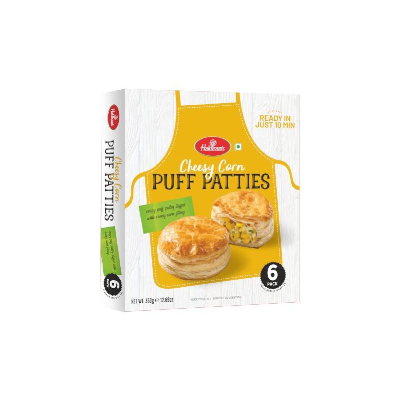 Haldiram Cheesy Corn Puff Patties