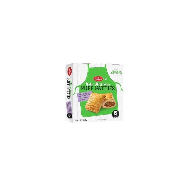 Haldirams Matar Mushroom 6 Puff Patties