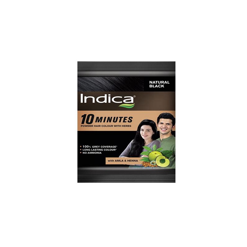 Indica Powder Hai Colour Black