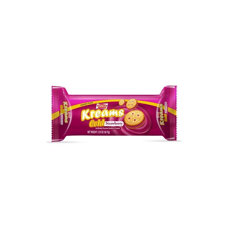 Parle Kreams Gold Straw Berry