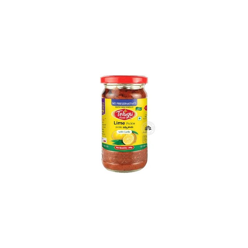 Telugu Lime Pickle With Garlic