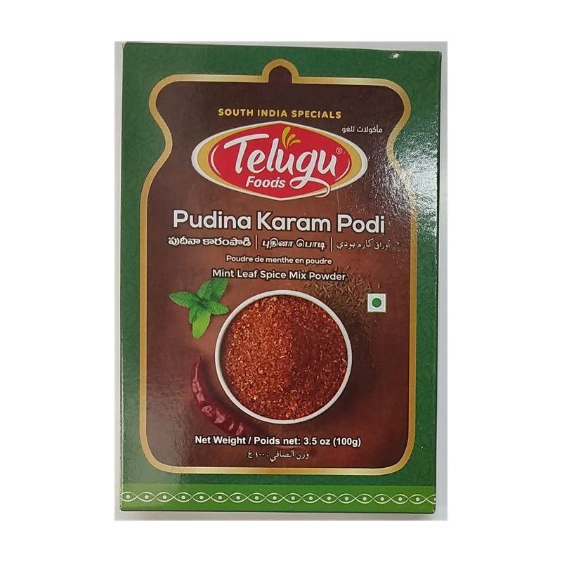 Telugu Pudina Karam Podi Powder