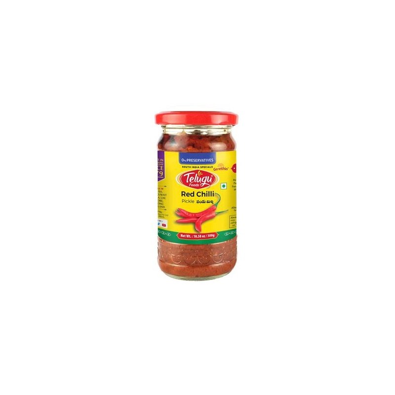 Telugu Red Chilli Pickle With Garlic