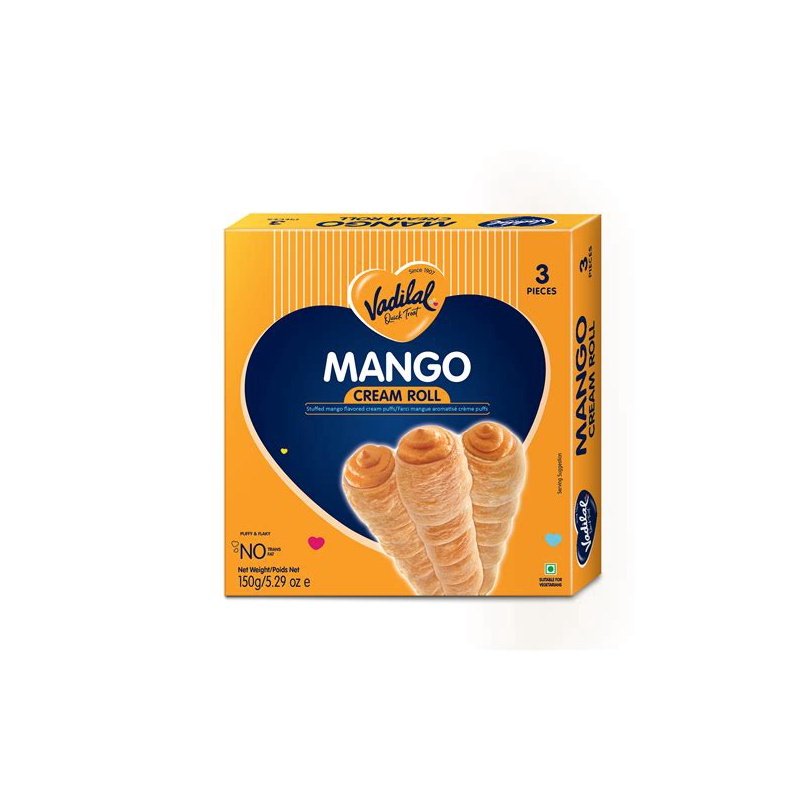 Vadilal Mango Cream Roll