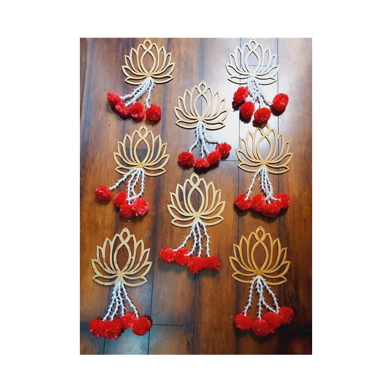 Wooden Lotus Hanging